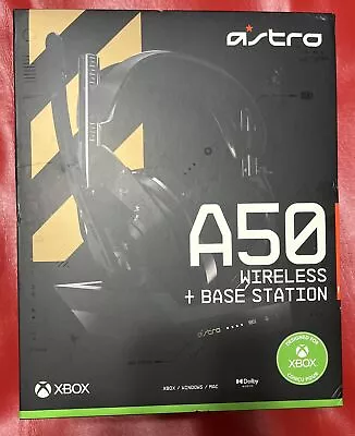 Astro Gaming A50 4th Gen Wireless Headphones + Base Station XBox PC MAC - Black • $85