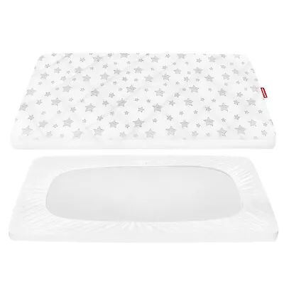 Pack N Play Mattress Pad Cover Printed Mini Crib Quilted Playpen Pad 39 ×27  • $20.59