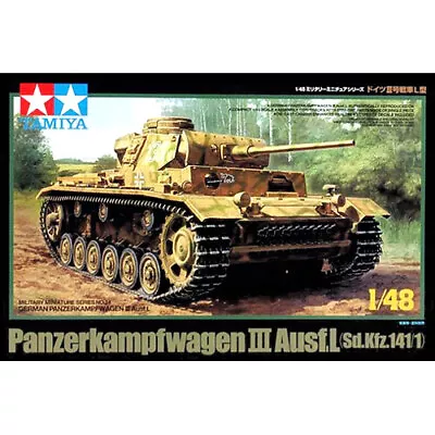 TAMIYA 32524 Pzkpfw III Ausf L Tank 1:48 Military Model Kit • £24.49