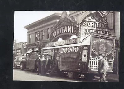 Real Photo Hackensack New Jersey Oritani Theatre Downtown Postcard Copy • $11.99