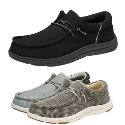 Men Lightweight Slip On Loafer Shoes Mesh Casual Shoes Arch Support • $30.99