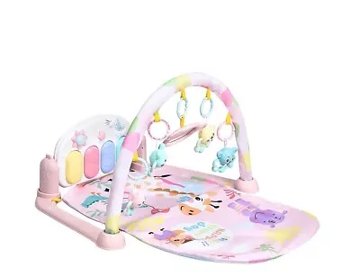 Baby Activity Play Gym Foot Game Carpet Piano Fitness Rack Play Baby Mat • £16.99