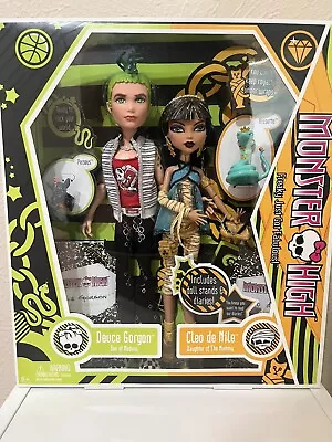 Mattel Monster High Cleo De Nile And Deuce Gorgon Doll Set • $350