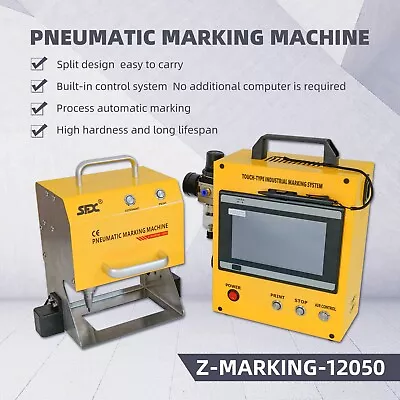 120*50mm Portable Pneumatic Dot Peen Marking Machine For VIN Code Chassis Number • $1209