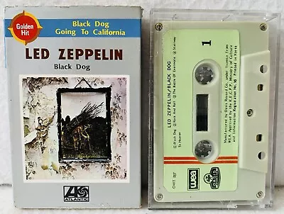 Led Zeppelin 4 Titled Black Dog RARE Korean Release Cassette Tape VGC • $44.95