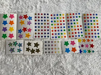 Mrs. Grossman's Sticker Lot Stars Vintage 80s 90s Mini Foil 11 Mods Sheets  • $12.08