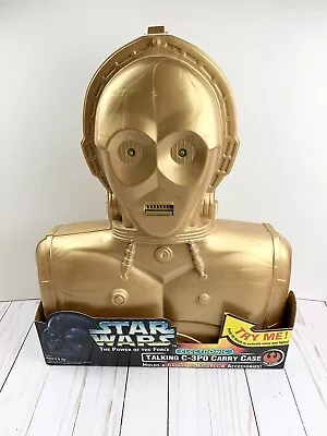 Star Wars POTF C-3PO Electronic Talking Carry Case For Figures & Accessories VTG • $59.95