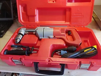 MILWAUKEE 3107-6 7 Amp 1/2  Corded Heavy Right-Angle Drill Kit • $185