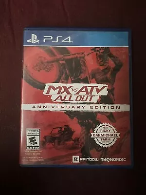 MX Vs ATV All Out - Anniversary Edition - Sony PlayStation 4 Ps4 • $12