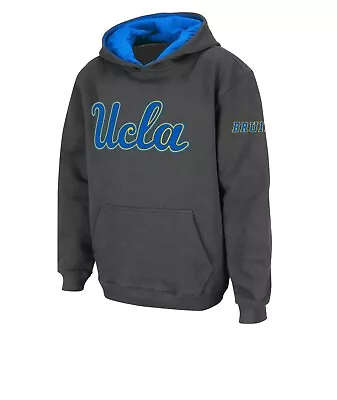 Stadium Athletic Charcoal UCLA Bruins Big Logo Pullover Hoodie Large NWTS NICE  • $32.99