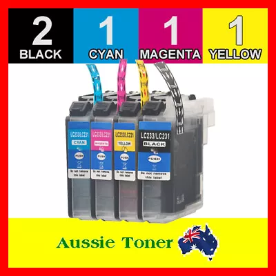 5x Ink LC-233 LC233 For Brother MFCJ880DW DCP-J4120DW DCP-J562DW　MFC-J4620DW • $17.20