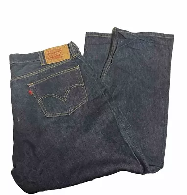 Levi's 501XX Jeans Mens 44x32 Blue Button Fly Workwear Denim Straight Leg Pants • $18