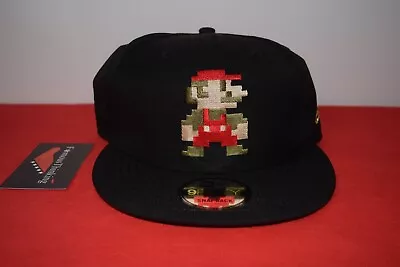 New Era Super Mario Nintendo Mario Fitted Hat 59Fifty RARE Japan Not Hatclub Mlb • $195
