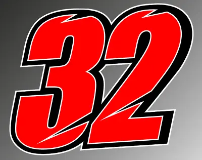 3 X Custom Racing Numbers - Vinyl Stickers Decals - Race Motorbike Mx Car Track  • £10.45