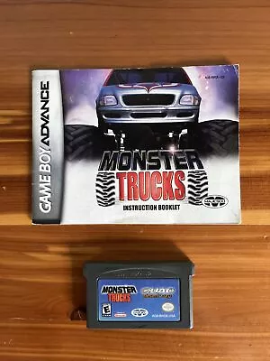 GameBoy Advance MONSTER TRUCKS/QUAD DESERT FURY Video Games W/ Manual • $8.99