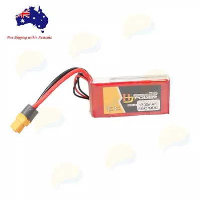 $29.99 • Buy 2s 7.4v 1300mAh 45C Lipo Li-Po Battery W/ XT60 Plug For RC FPV Drone Heli Car