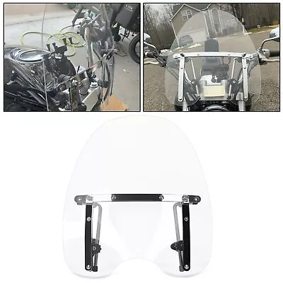 $51.90 • Buy Clear Windscreen Windshield For Yamaha V-Star Bolt XVS1100 XVS650 XVS1300 XVS950
