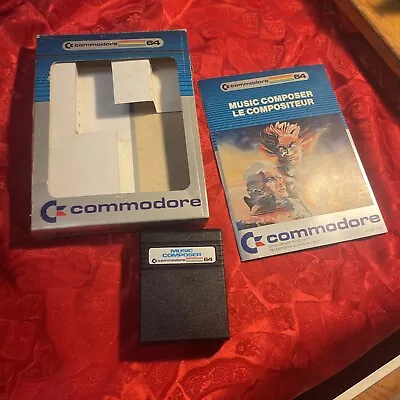 Commodore 64 C64 In OVP -- MUSIC COMPOSER (Commodore) -- Modul Cart • $16