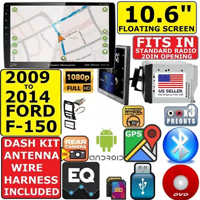 09-14 Ford F150 10.6  Navigation Bluetooth Usb Cd/dvd Car Stereo Radio Package • $640.69
