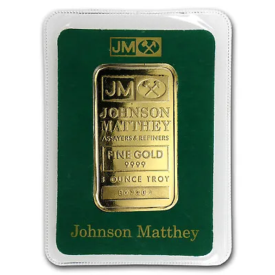 1 Oz Gold Bar - Johnson Matthey (Random Design In Assay) • $2659.58