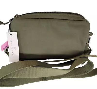 Vera Bradley RFID Convertible Pouch Crossbody Climbing Ivy Green • $25