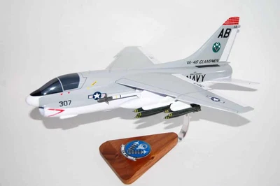 $359 • Buy VA-46 Clansmen A-7e Corsair II (1978) Model, LTV, 1/31 Mahogany Scale Model, Nav