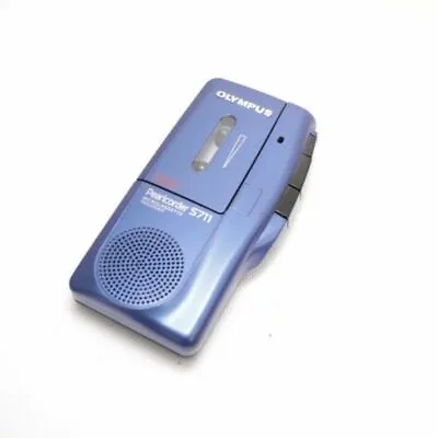 Olympus Pearlcorder S711 Micro Cassette Recorder - Blue (141399) • $116.99