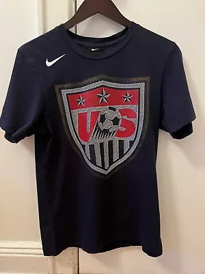 Nike US Soccer T-Shirt Navy Men's Small • $20