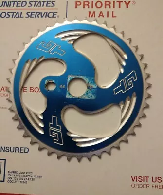 GT Overdrive Sprocket Chainring 44t Blue Auburn CR20 Robinson Powerlite Mach 1 • $100