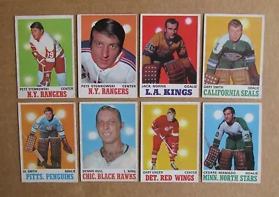 1970-71 Opc O-pee-chee Hockey Card Singles Complete Your Set U-pick Updated 4/19 • $1.99