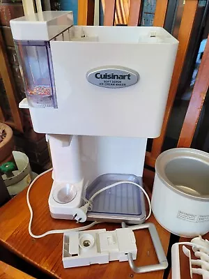 Cuisinart Soft Serve Ice Cream Maker ICE-45A Cuisinart EXC USED CONDITION  • $120