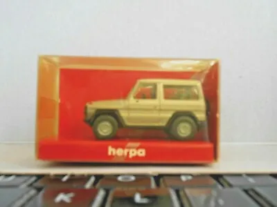 HERPA  #3076   1/87 SCALE  MERCEDES  G 300 Ge 4x4 SILVER GREY • $12.50