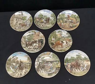 Wedgwood  Life On The Farm Collectors Plates Set Of 8 John L Chapman • £19.99