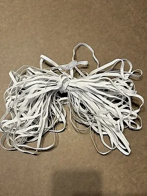 23 Yards Of 1/4  Flat Elastic Band Soft White Polyester • $9.95