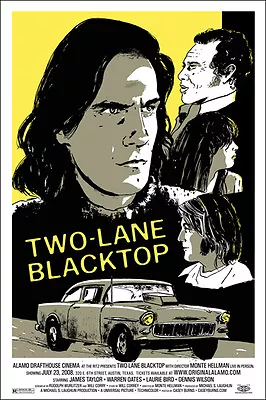 Two Lane Blacktop By Casey Burns 2008 - Rare Sold Out Mondo Print • $90