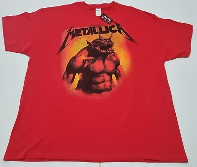 Metallica Jump In The Fire Red T Shirt NWT Gildan XXL (2XL) - Double Sided RARE! • $51.81