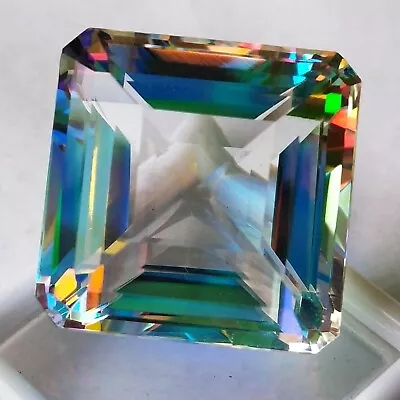 73.10 Ct Lab-Creatd Beautiful Mystic Quartz Octagon Cut Loose Gemstone • $12.99