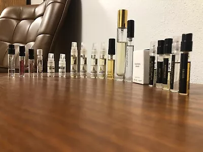 Men’s NICHE Fragrance Cologne Sample Lot (Tauer Tom Ford Alexandria Bon Etc • $59