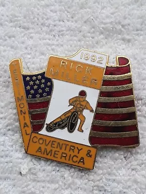 Coventry  Bees Rick Miller  Speedway Badge In Gold  • £2.99