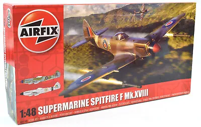 Airfix Supermarine Spitfire F Mk.XVIII 1:48 Scale Plastic Model Plane Kit A05140 • $29.99