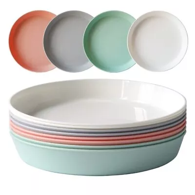 Premium Camping Picnic Motorhome 8-Piece Plate Set. Microwave & Dishwasher Safe • £18