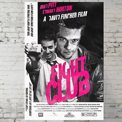 Fight Club Movie Poster Brad Pitt Edward Norton Poster - 11 X 17  Wall Art • $14.90