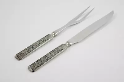 MCM Hardanger KongeTinn Norwegian Pewter Olav Menn Viking Meat Carving Set • $25.95