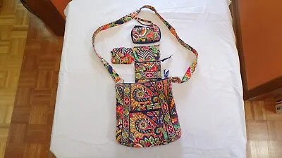 Vera Bradley Retired Venetian Paisley Hipster And Accessories • $39.99