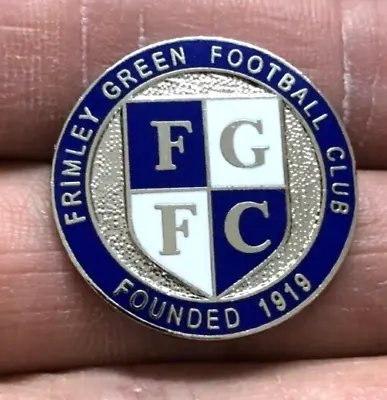 Quality Non League Frimley Green F.c. Crest  Enamel Pin Badge • $4.34