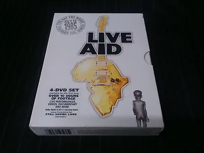 £29.99 • Buy Live Aid 4-DVD Set - The Day The Music Changed The World