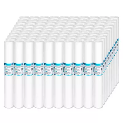 1-100Pack 20 X2.5  1/5/10/20 Micron Sediment Whole House Water Filter Cartridges • $263.99