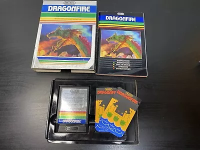 Dragonfire Intellivision Imagic Game In Box W/  Instructions & Overlays • £10