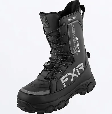 FXR Men X-Cross Speed Snowmobile Boots Black 9 10 11 230701-1010 • $229.99
