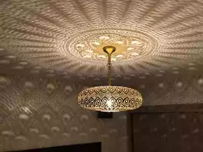 Moroccan Ceiling Lamp Moroccan Pendant Lamps Decor Lighting Pendant Light Brass  • $145.65